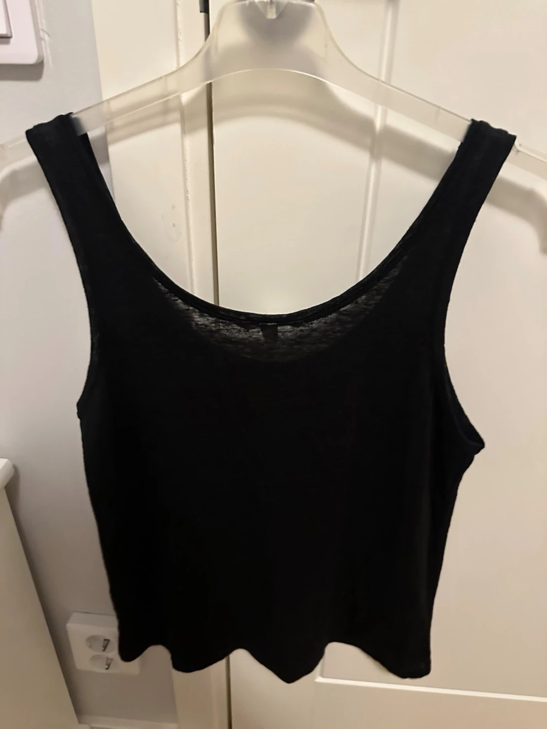 Svart linnetopp från H&M stl S  - 2