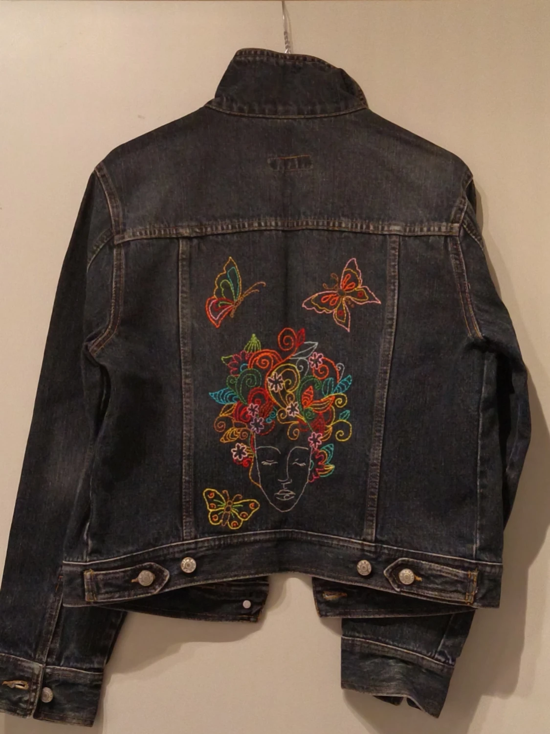 Broderad jeansjacka från L.O.G.G. - 3