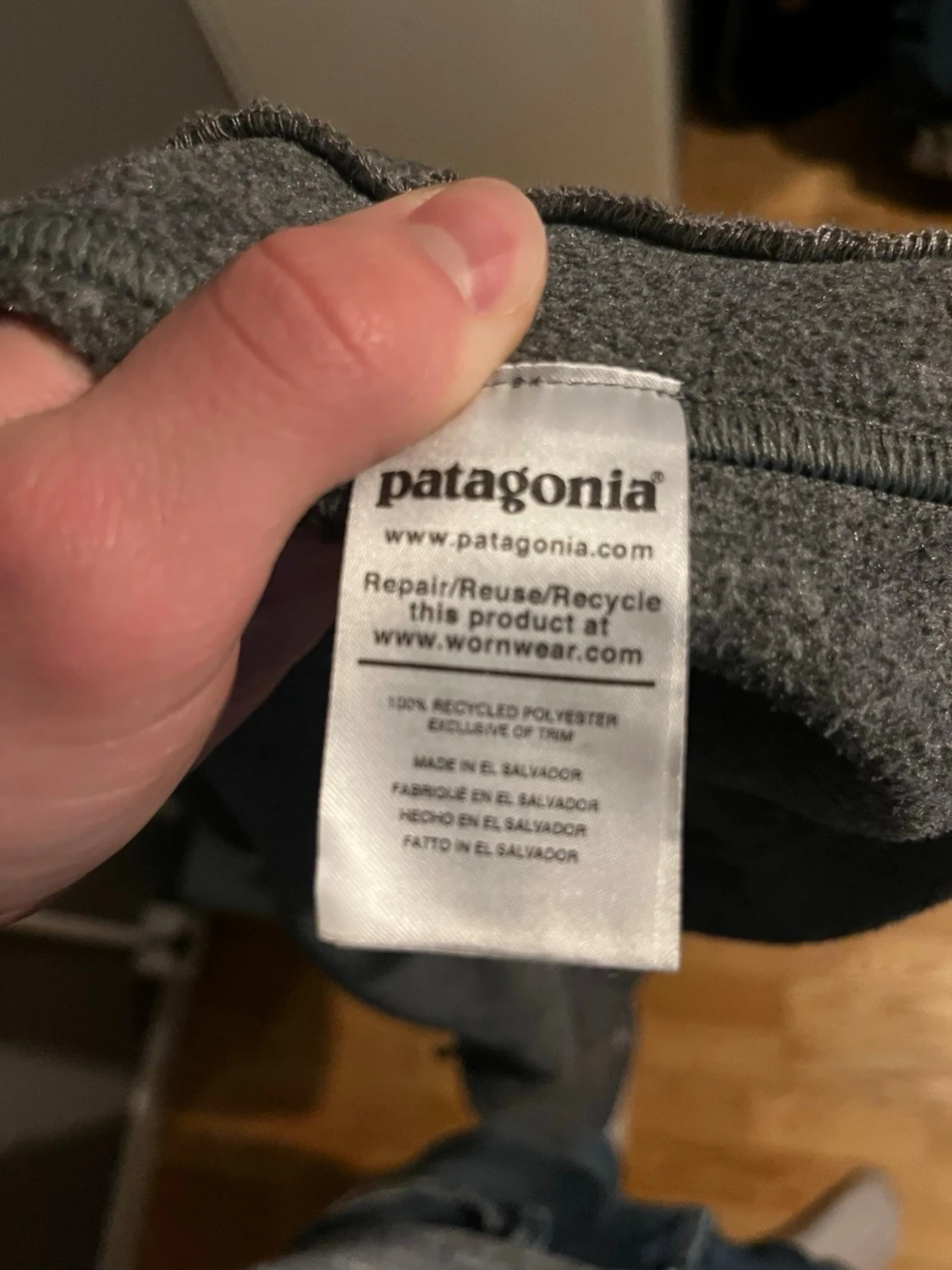 Grå fleeceväst från Patagonia Synchilla - 3