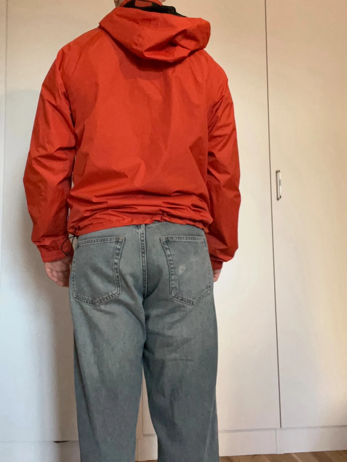 Orange regnjacka - 2