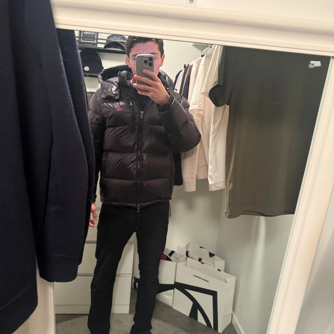 Svart pufferjacka från Polo Ralph Lauren - 1