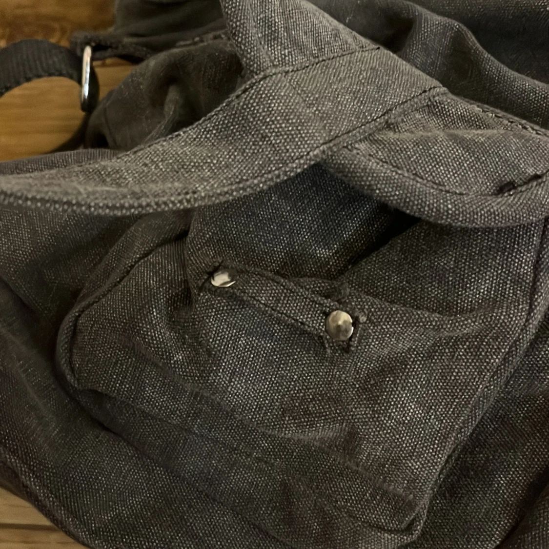 Grå axelväska från b.p.c i bomull - 4