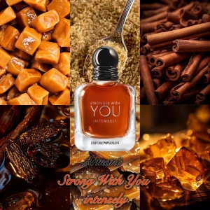 Emporio Armani parfym Intensely - Stronger With You Intensely från Emporio Armani. Flaskan har en modern design och syns tydligt med märkets logga. Perfekt för dig som vill sticka ut med en ikonisk doft.  5ml! Decant