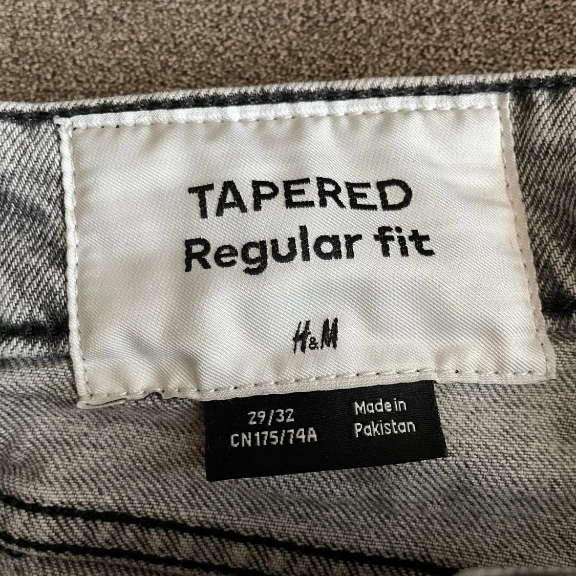 Grå tapered jeans skinny fit - 4