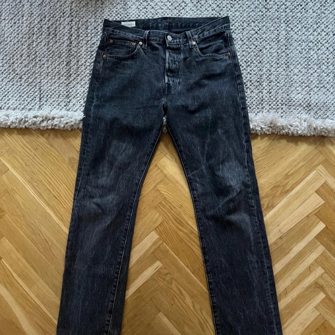 Levi's 501 svarta jeans W30 L32