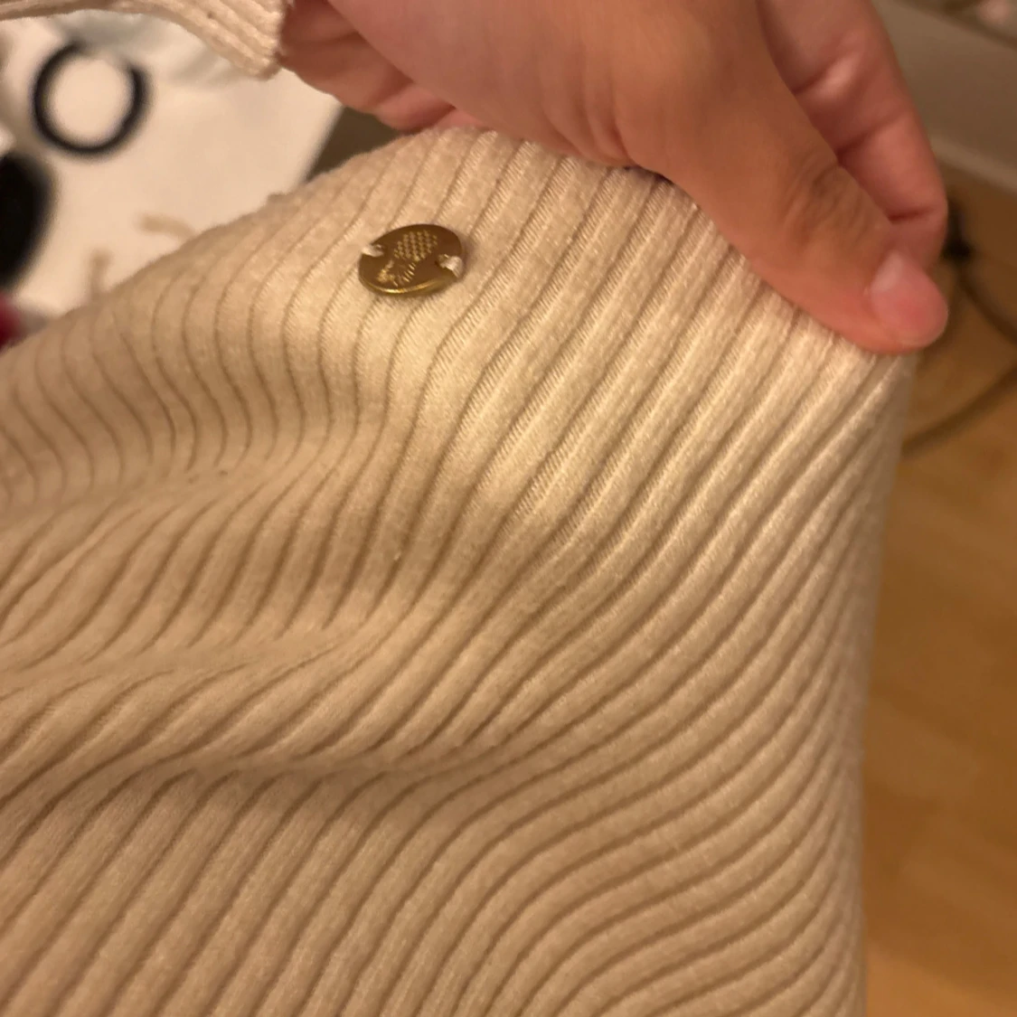 Beige omlottstickad tröja från Pernilla wahlgren - 2