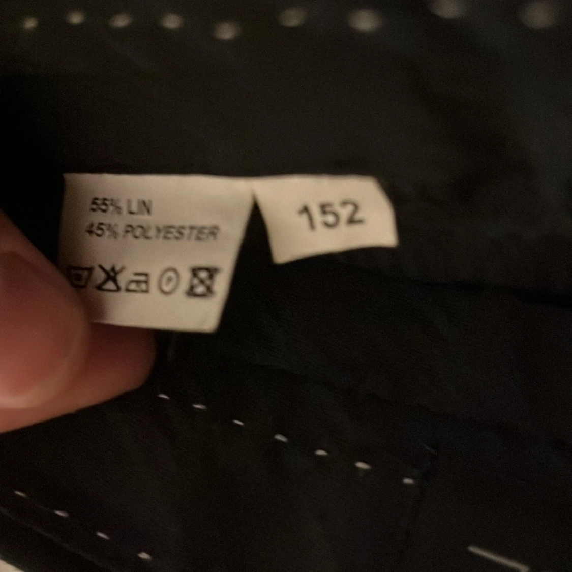 Svarta kostymbyxor från Steel, linne - 2