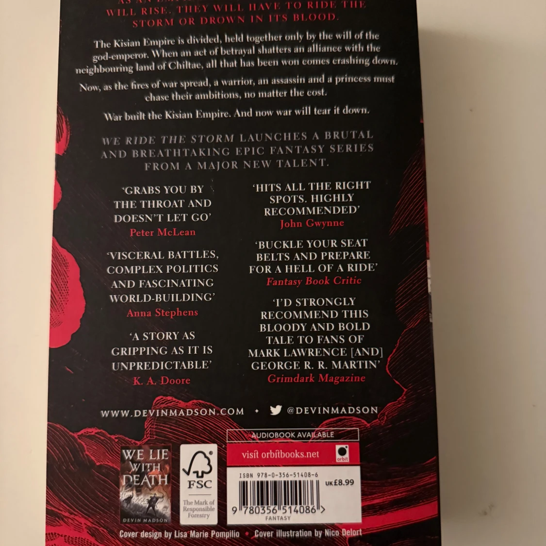 We Ride the Storm bok - 2