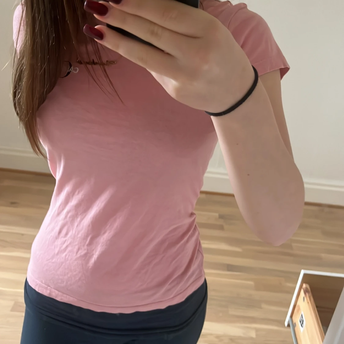 Rosa Calvin Klein t-shirt i bomull - 1
