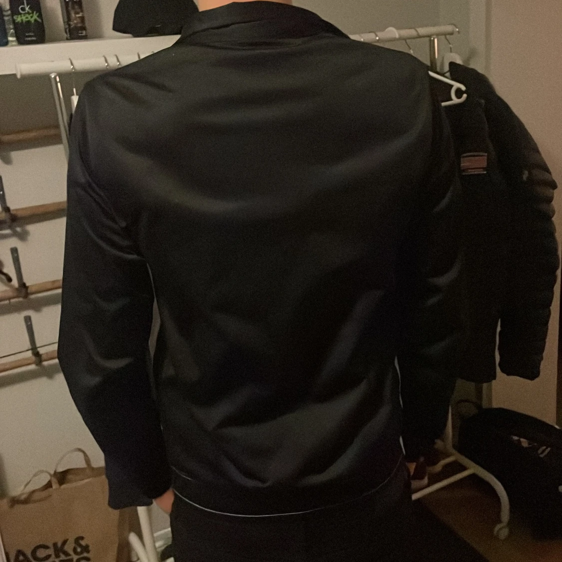 Champion vindjacka svart/grå/vit S - 1