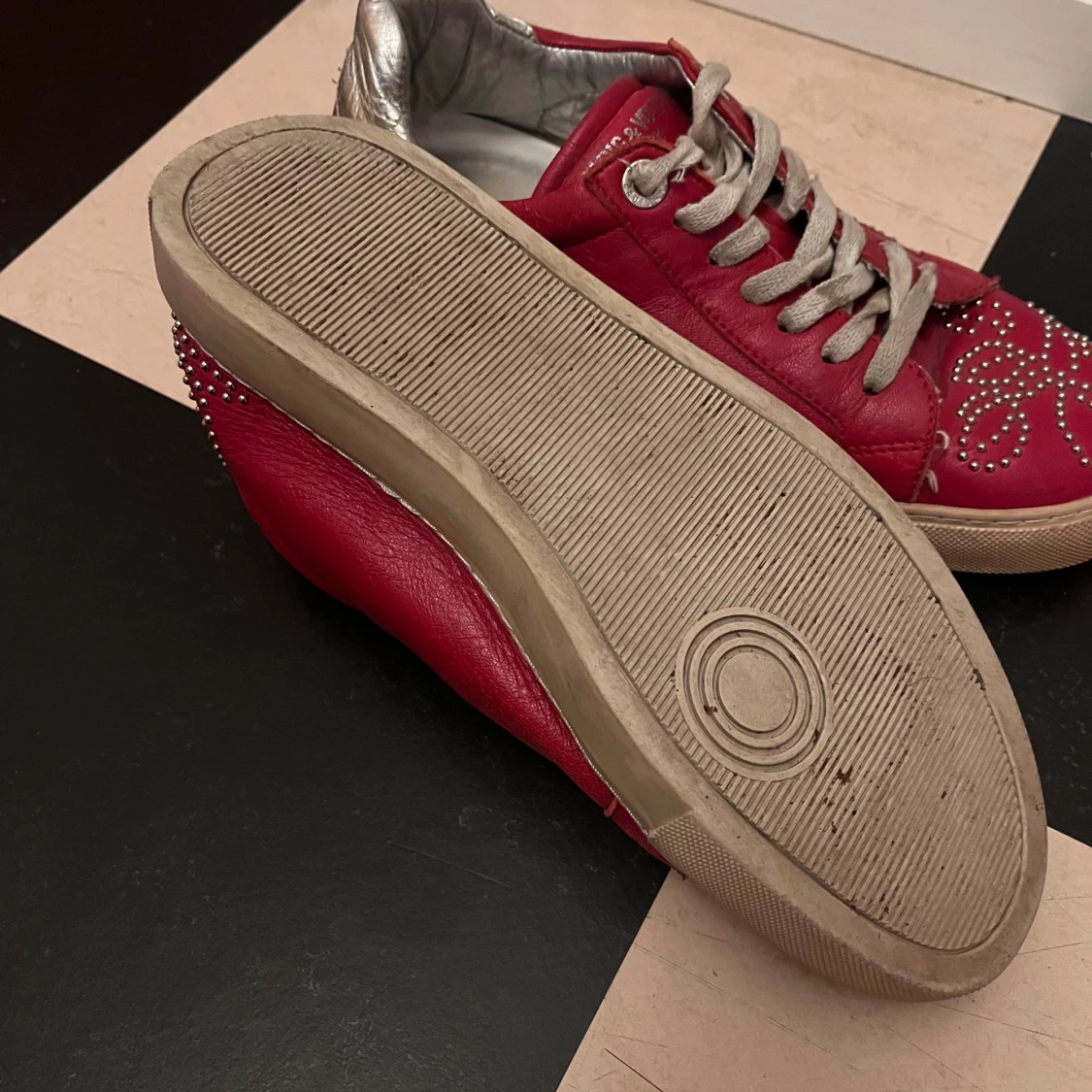 Röda Zadig skor - 3