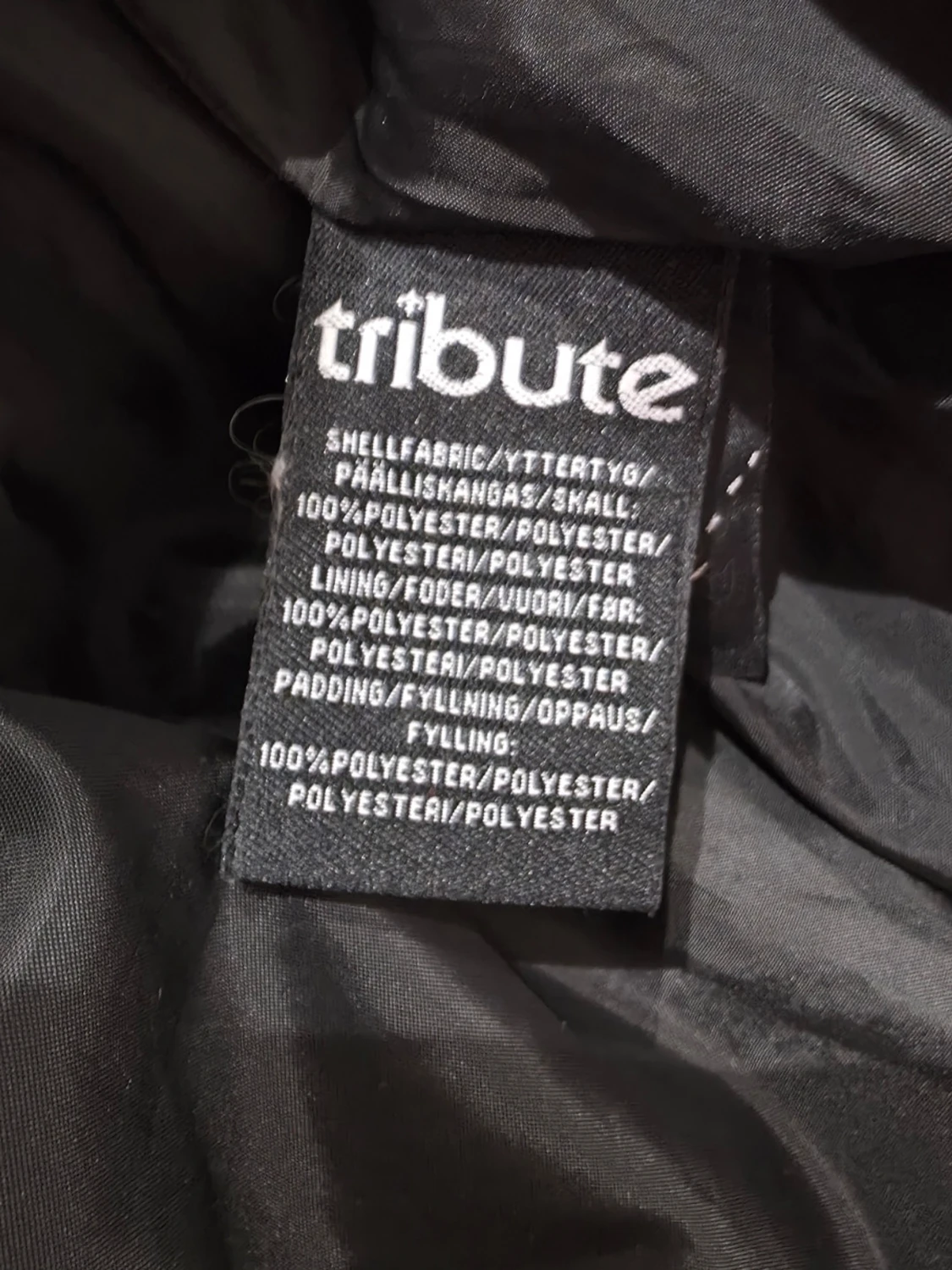 Grå lång dunjacka från Tribute  - 3