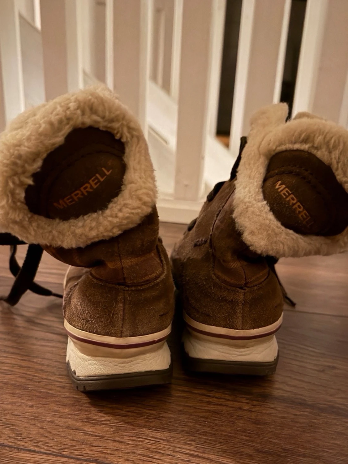 MERRELL Bruna kängor med foder och snörning - 3