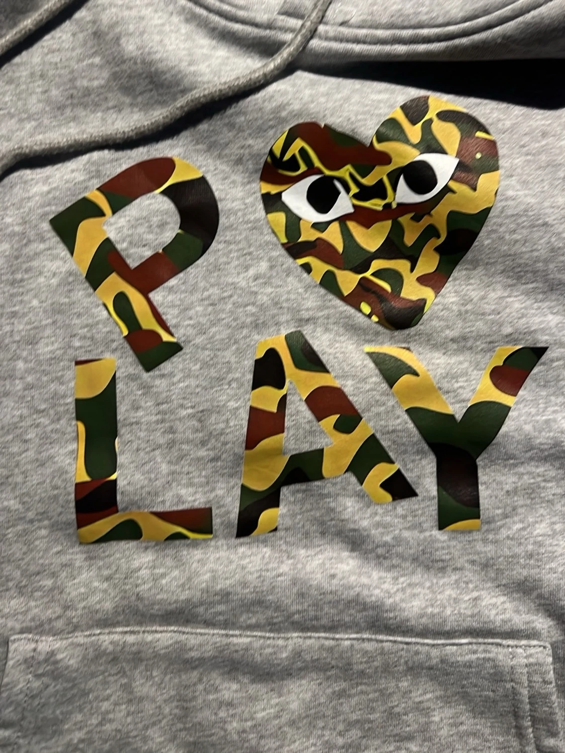 Comme des Garçons hoodie med camomönster - 1