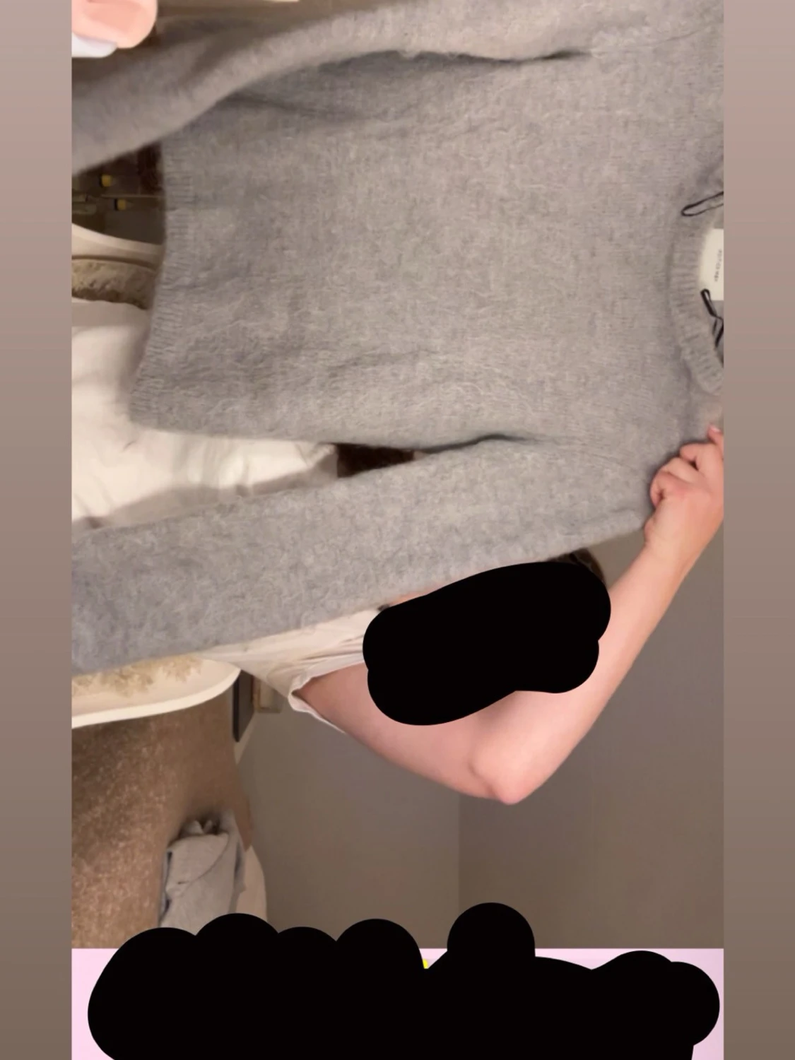 Mohiar stickad H&M - 4