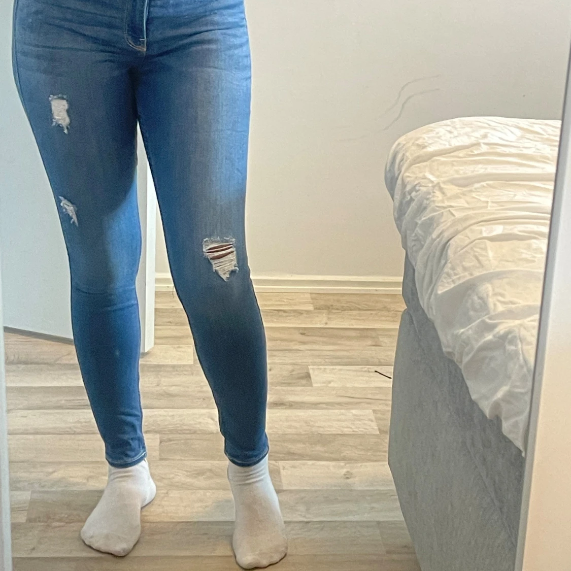  Hollister -Rise Jean Leggings – Advanced Stretchmed slitningar! - 3