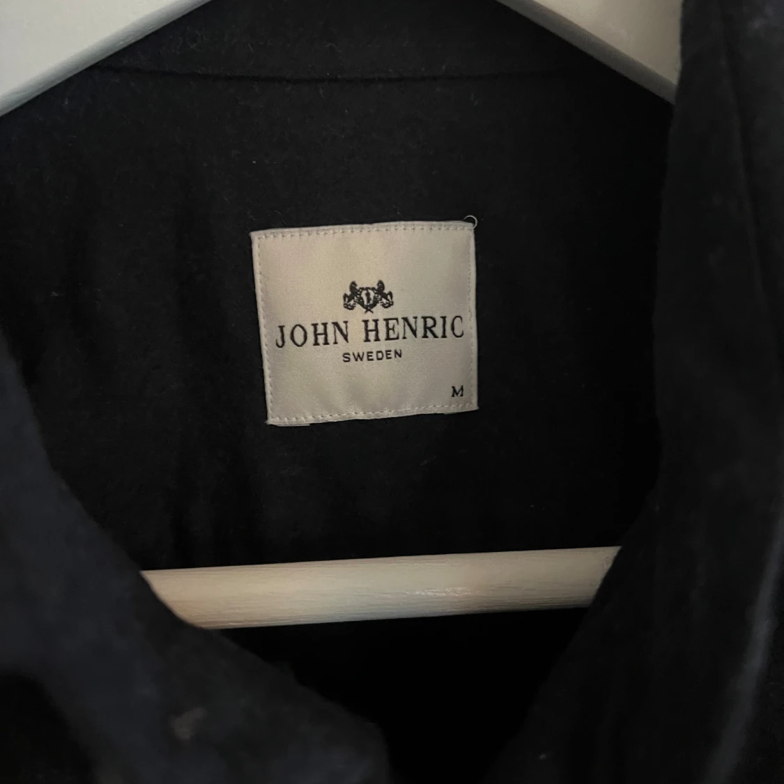 Marinblå overshirt från John Henric - 3