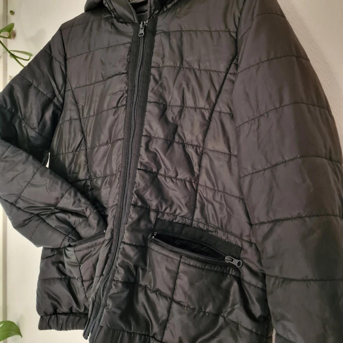 Svart quiltad jacka - 1