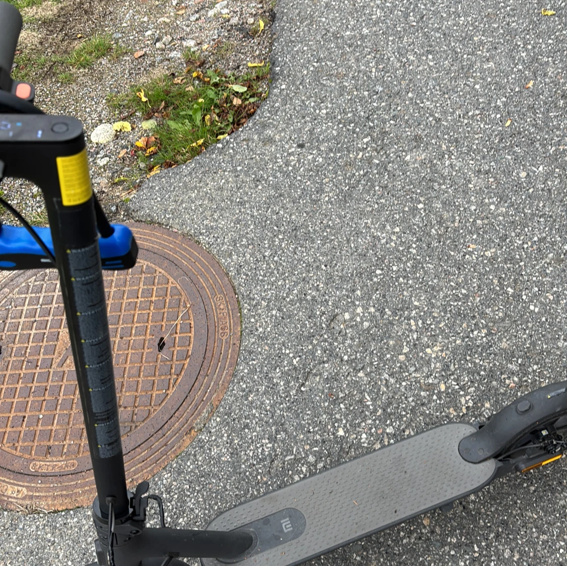 Ej identifierad elscooter