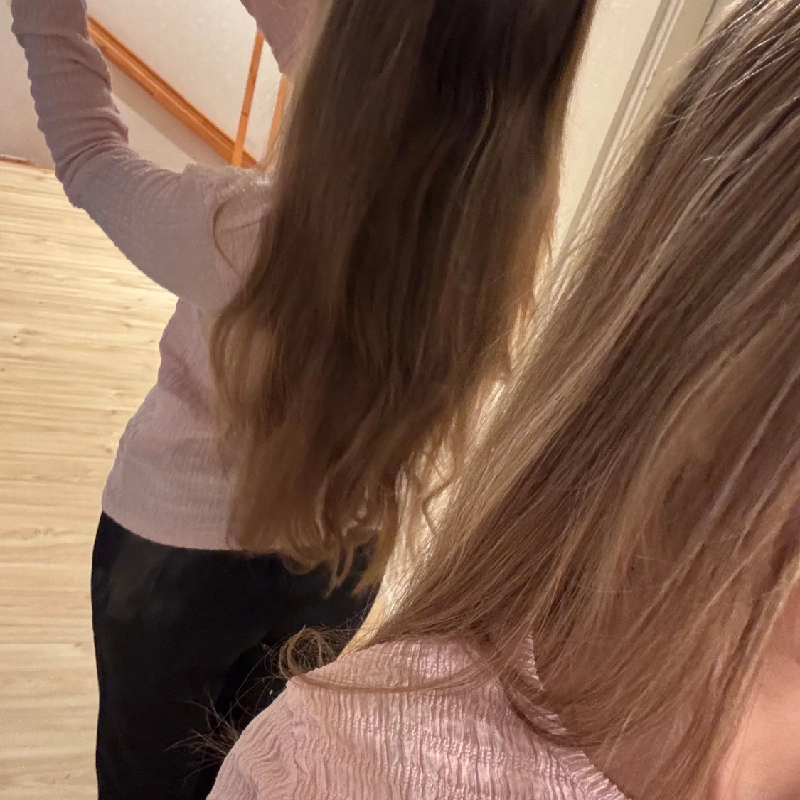 Ljusrosa långärmad topp  - 2