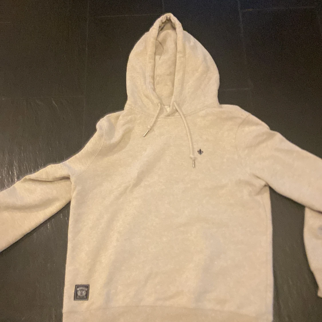 Beige hoodie från Morris, storlek M