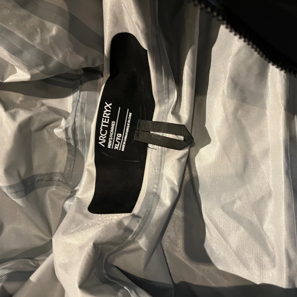 Svart Arc'teryx Gore-Tex skaljacka XL - 1