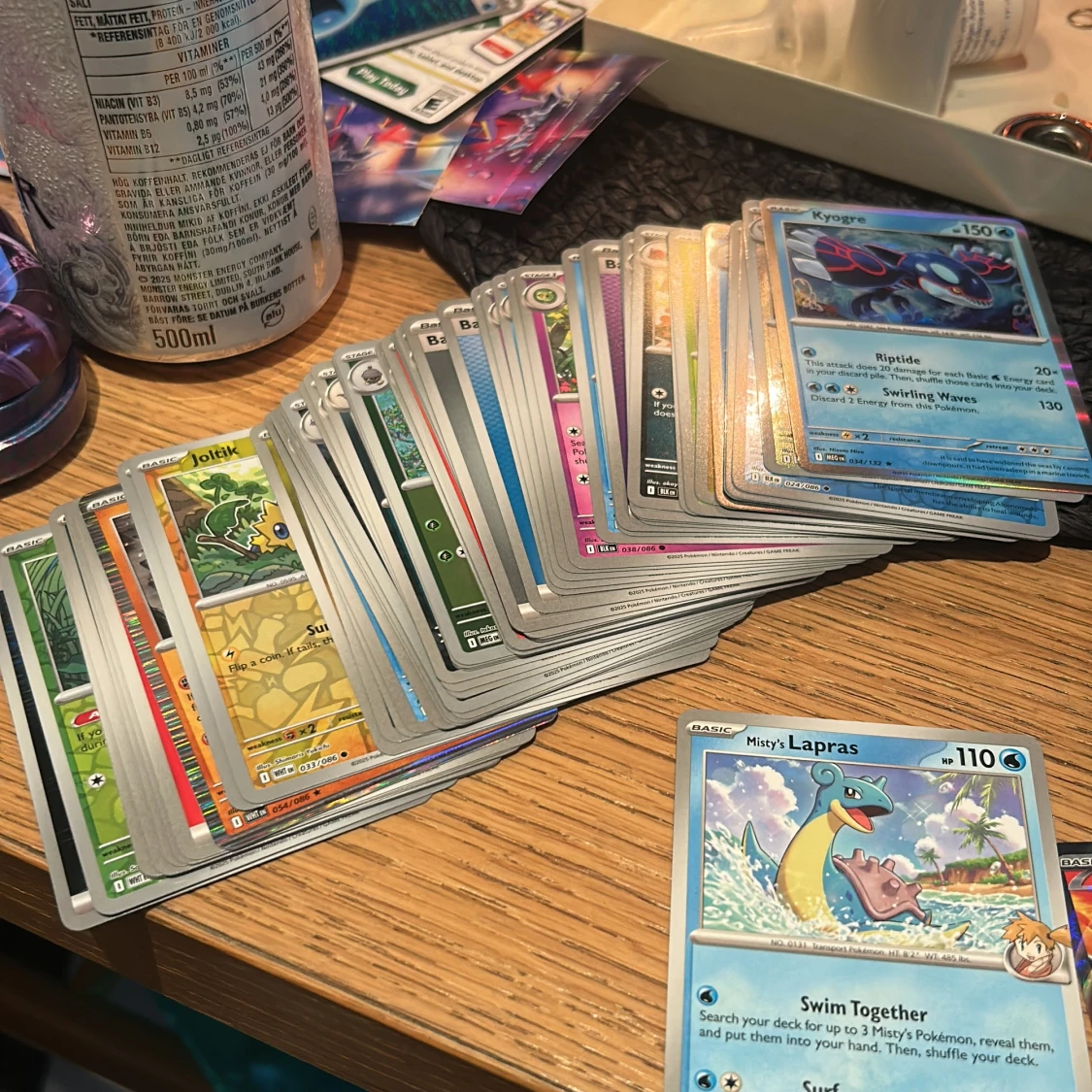 Pokémonkort - samling med Victini, Moltres, Lapras m.fl. - 3