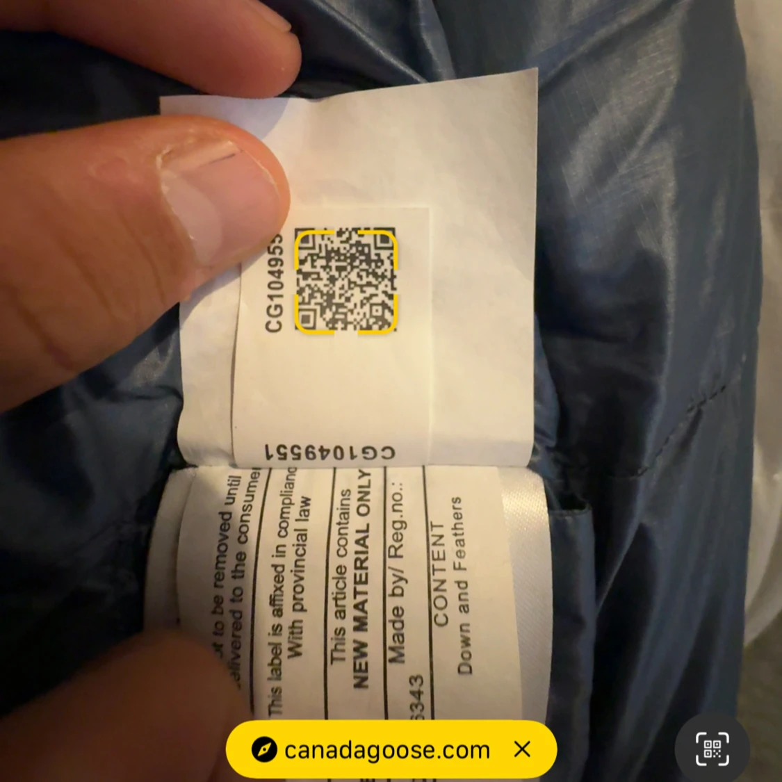 Blå dunväst, Canada Goose - 1