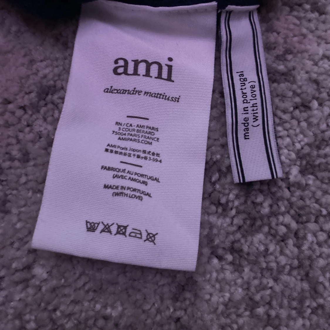 Marinblå Ami Paris tröja - 4