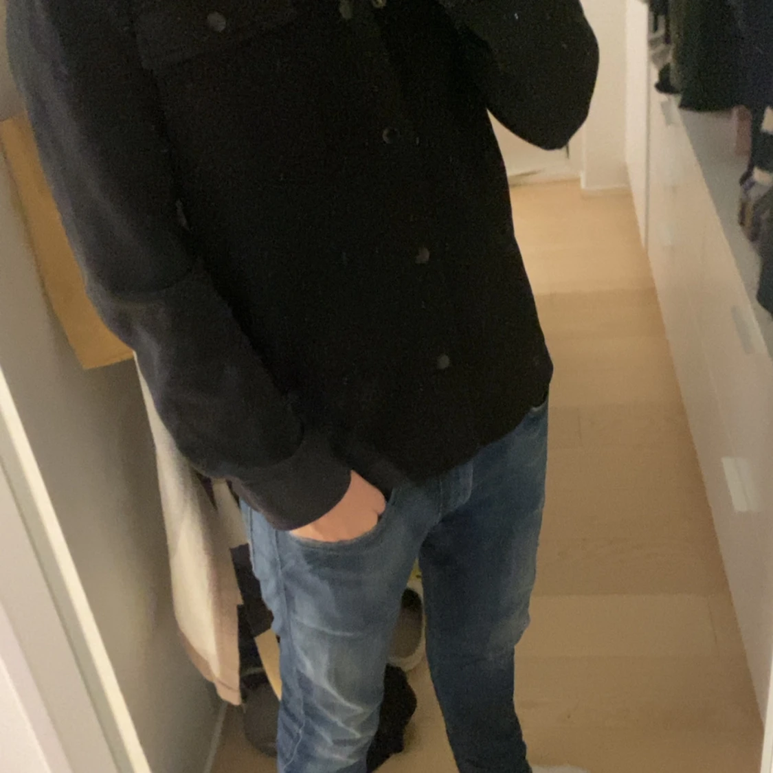 Svart overshirt från Selected Homme