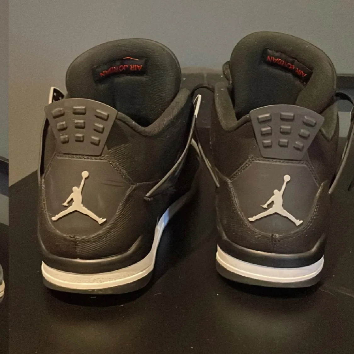 Nike Air Jordan 4 Retro Black canvas - 2