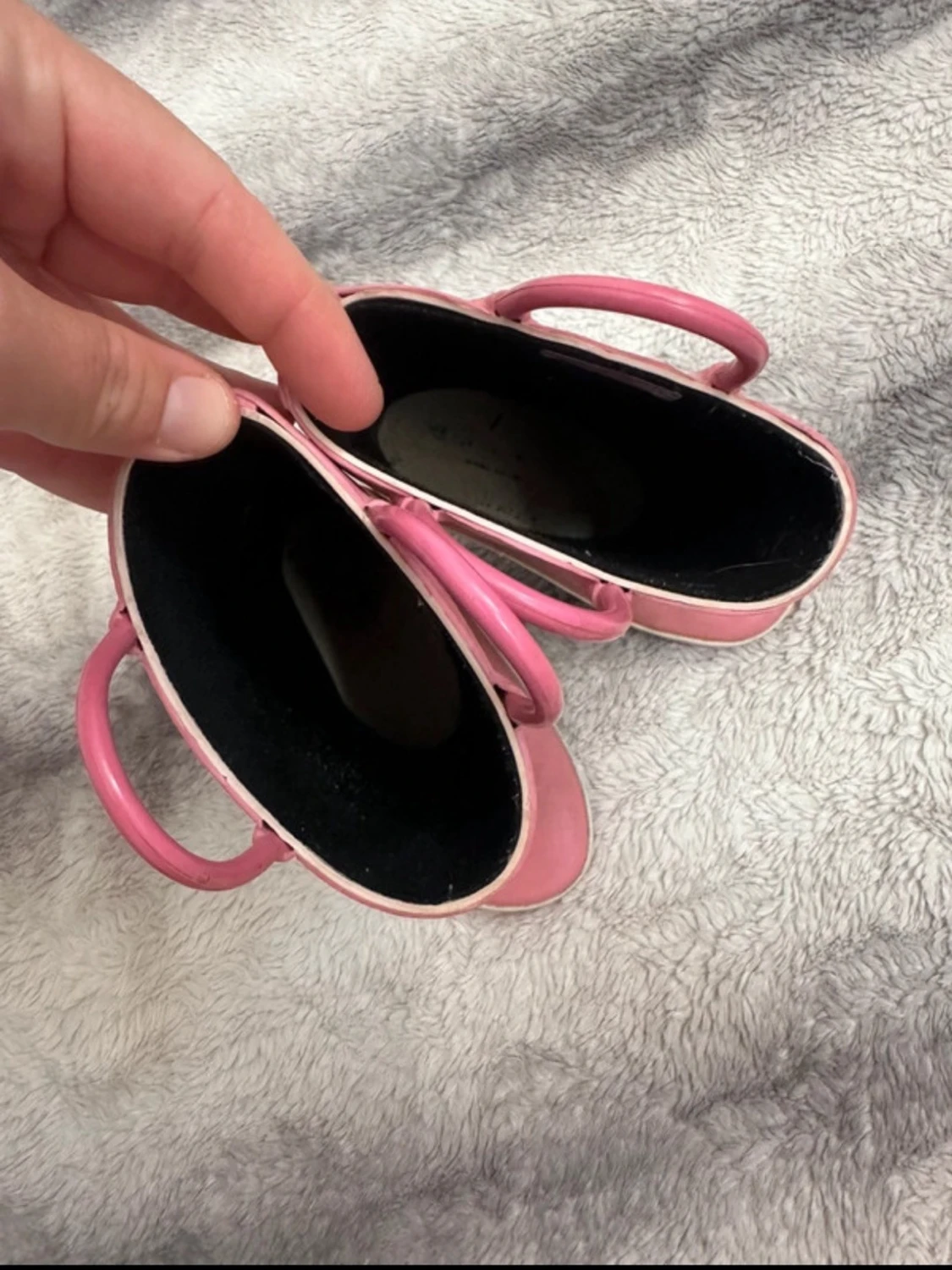 Färgglada rosa babblarna barnstövlar Vincent - 1