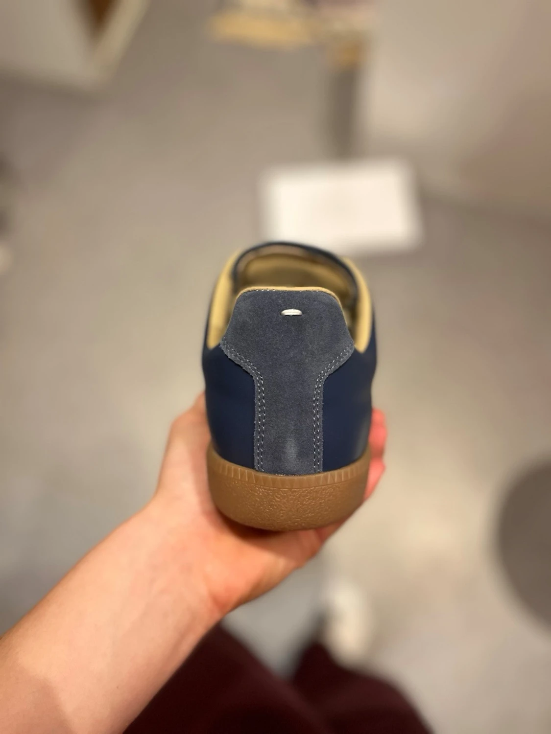 Maison Margiela blå sneakers - 3