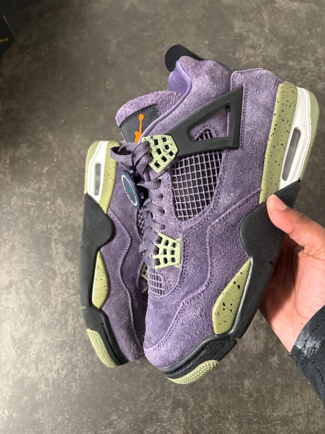 Nike Jordan 4 Retro Purple suede - 2