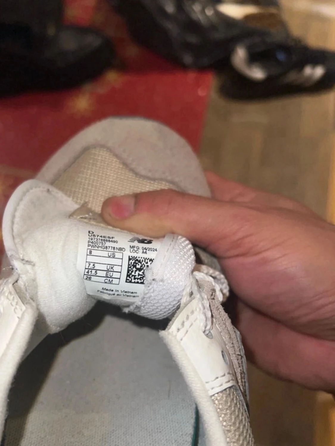 Beige New Balance 574 sneakers - 5