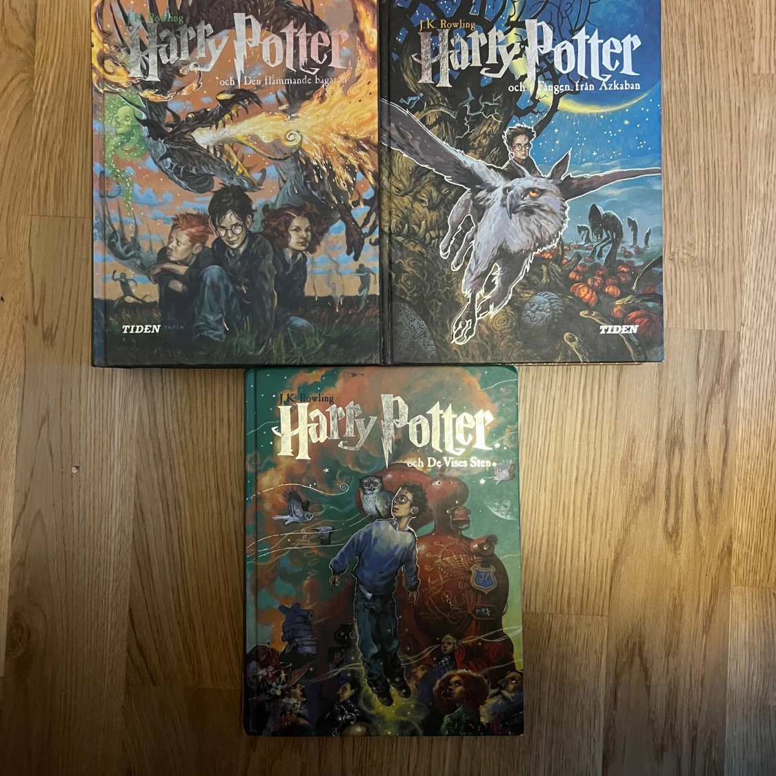 Harry Potter och De Vises Sten / Fången från Azkaban / Den flammande bägaren