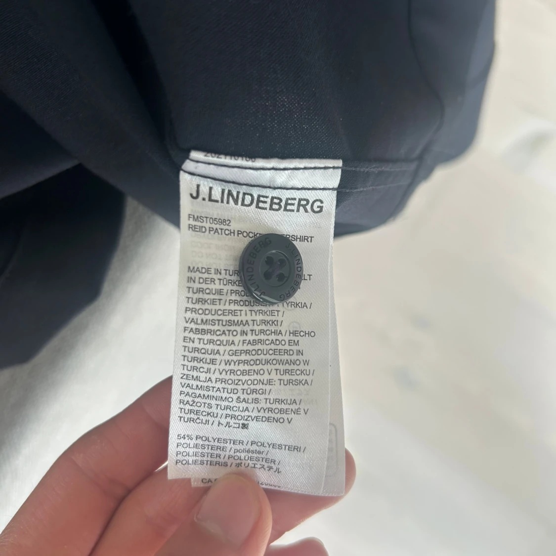 Svart overshirt från J.Lindeberg M - 3