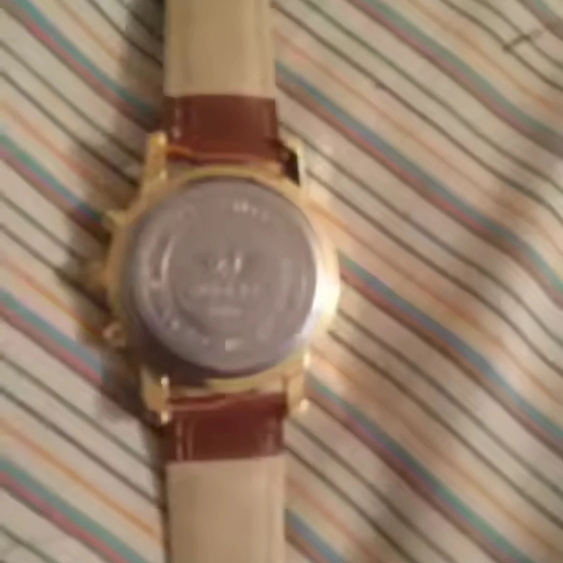 WOKAI klocka med brun rem och guld - 2