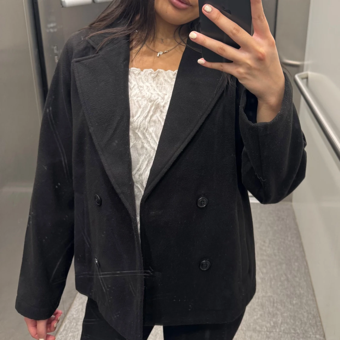 Svart kavaj med knappar - 2