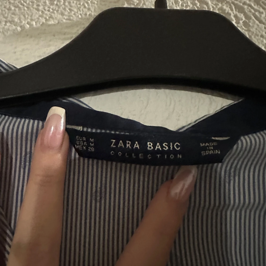 Randig henley-skjorta från Zara Basic - 1