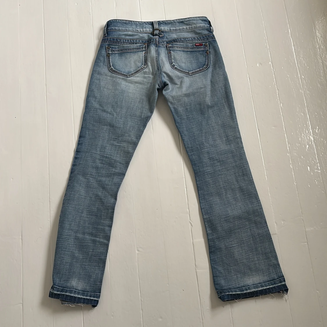 Blå bootcut jeans från Only - 1