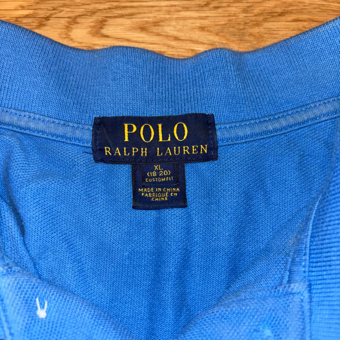Blå pikétröja från Ralph Lauren  - 1