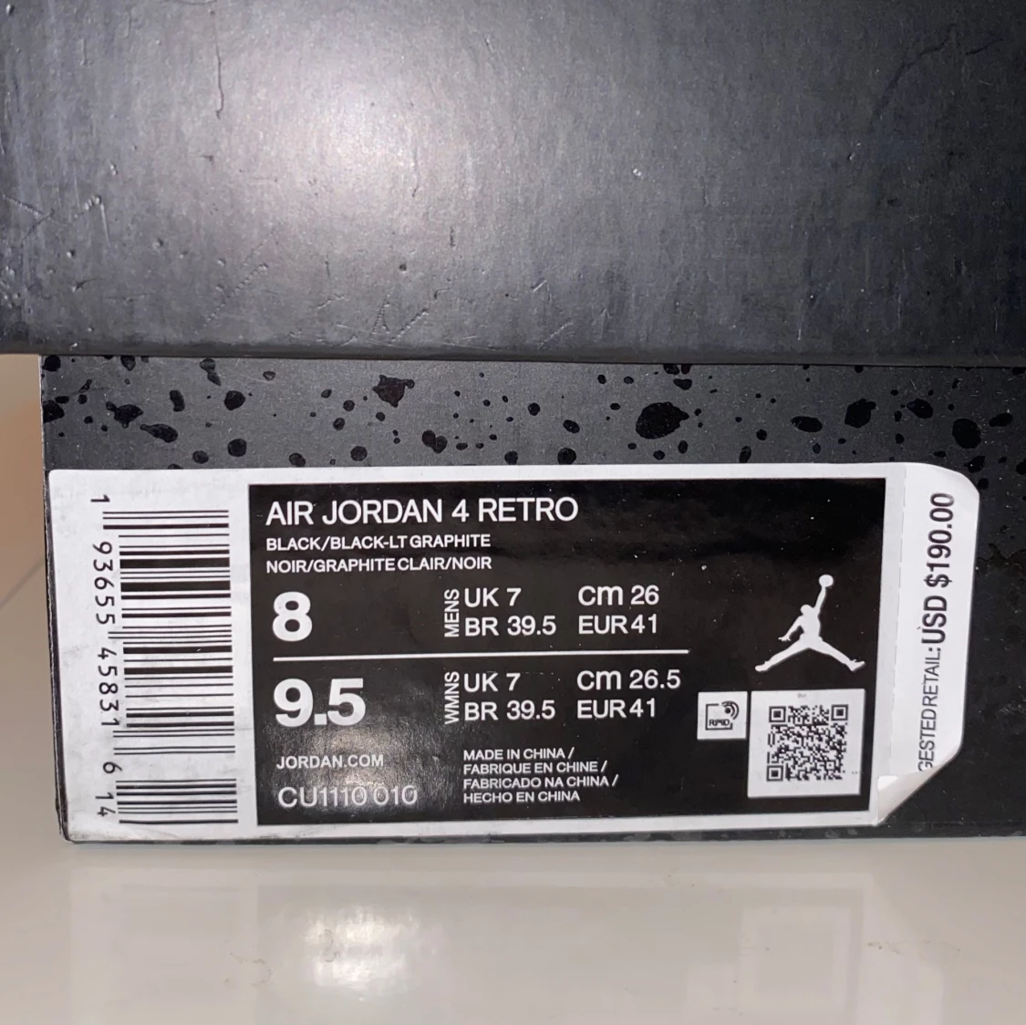 Air Jordan 4 Retro Black EUR 41 - 2