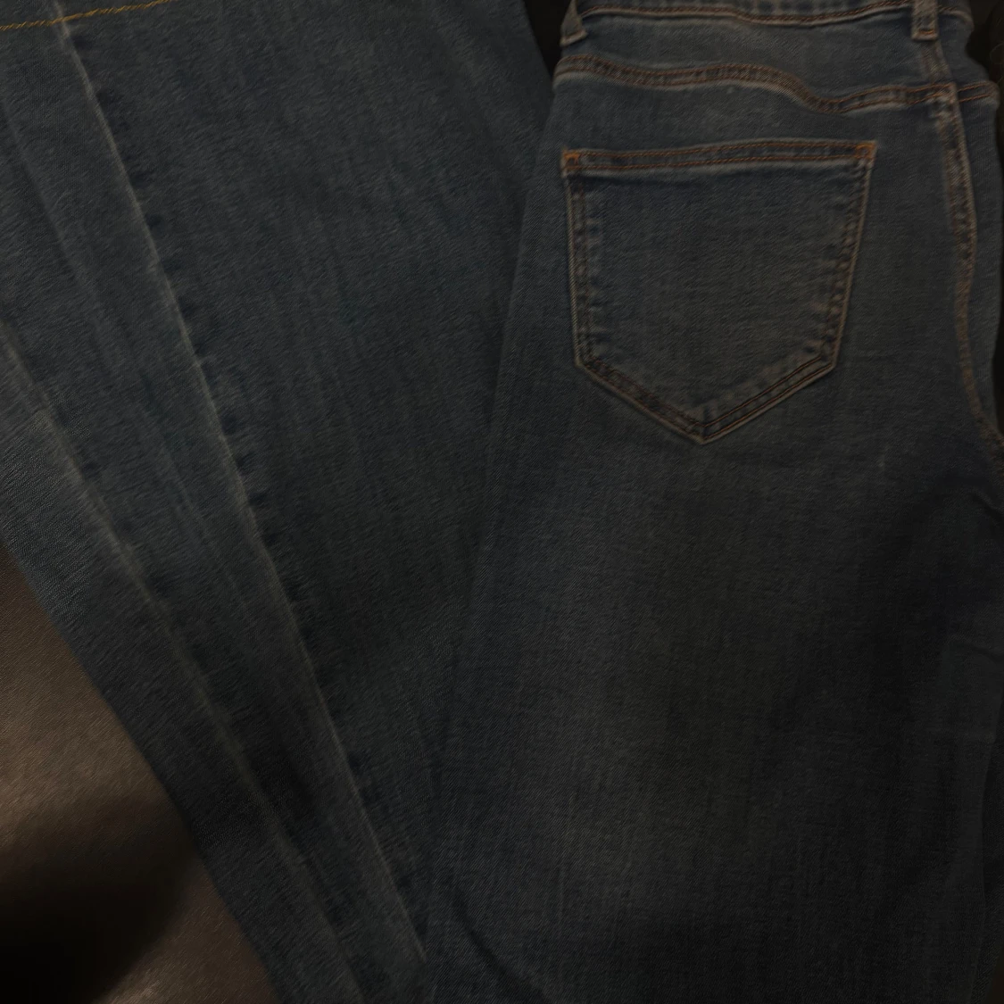 Lågmidjade bootcut jeans 