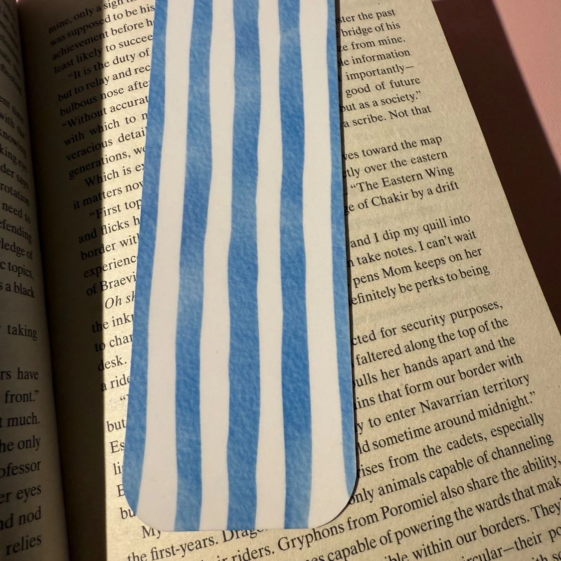 Laminerat handgjort bokmärke  - 1