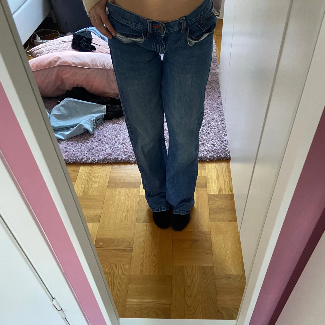 Lågmidjade lee jeans - 1