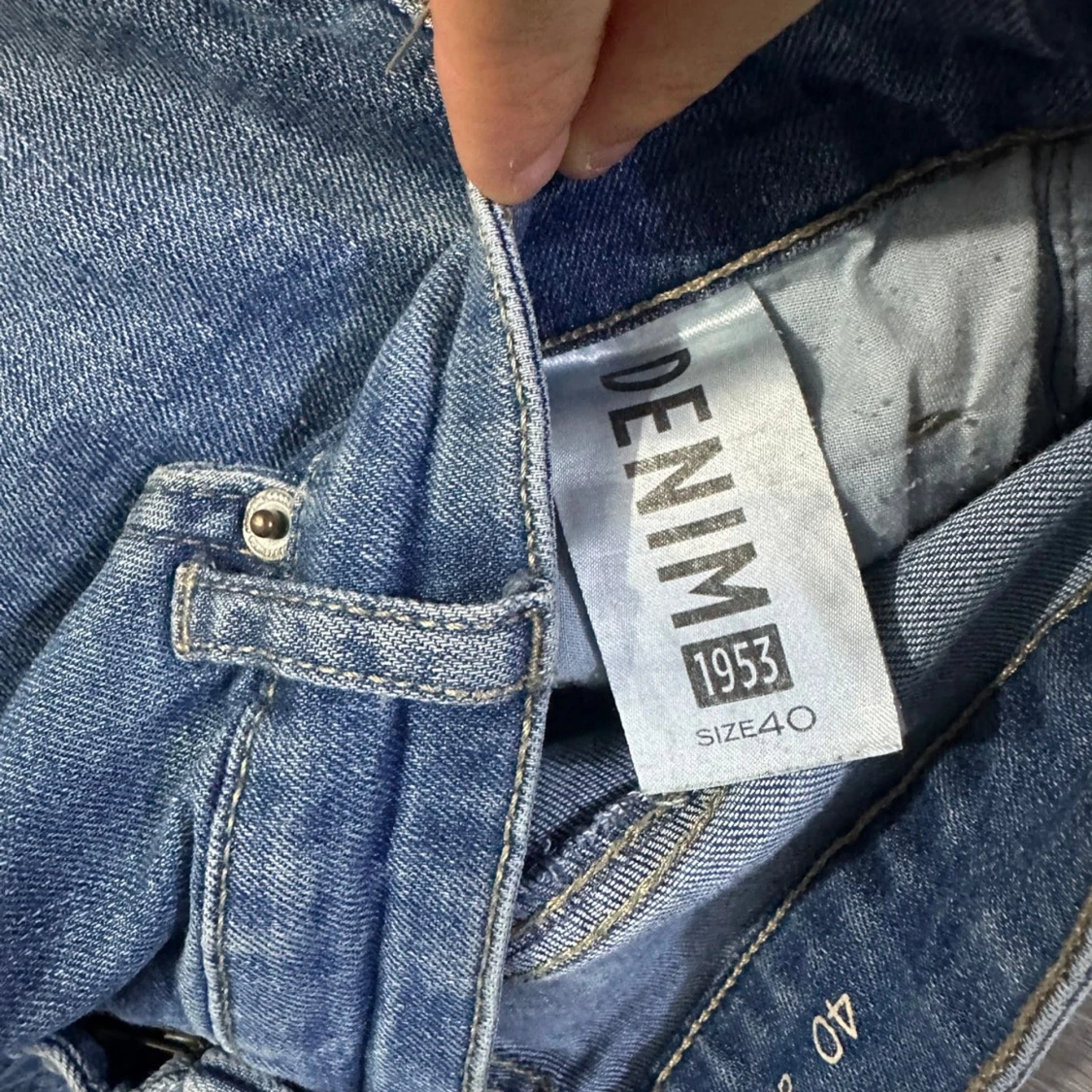 Blå jeans från Denim 1953, stl 40 - 1