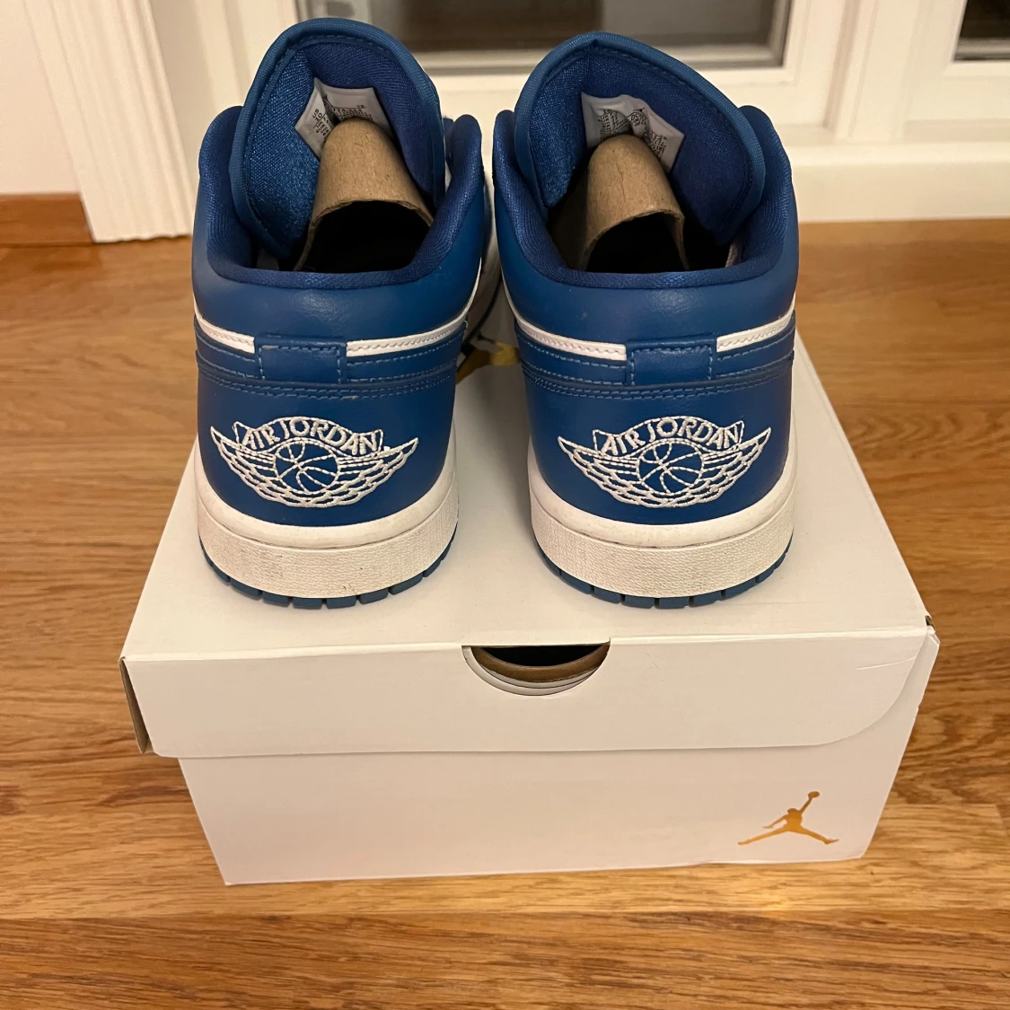 Nike Air Jordan 1 Low blå/vit - 3