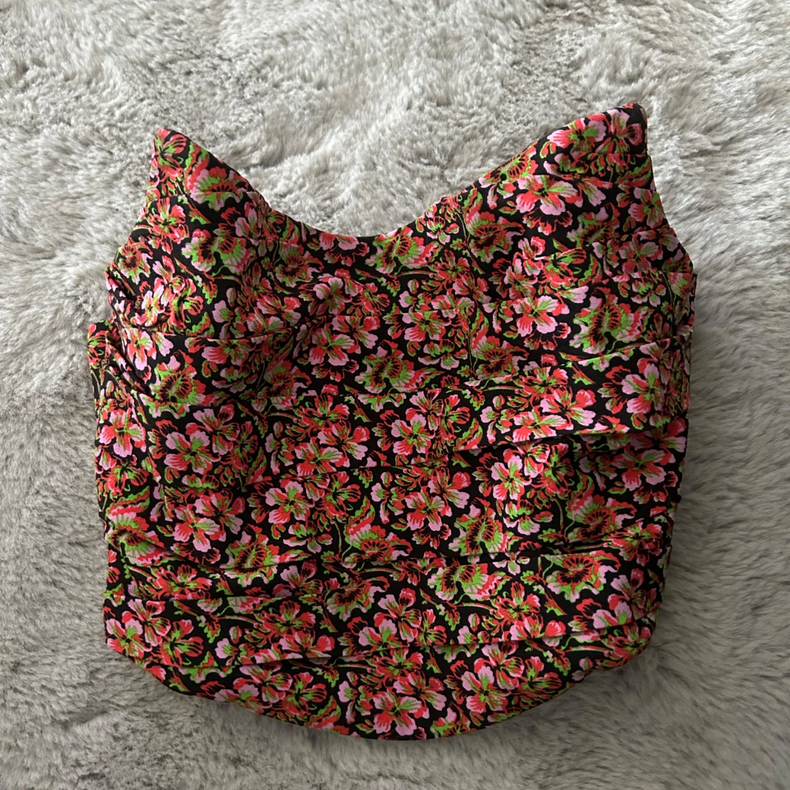 Blommig korsettopp från Zara