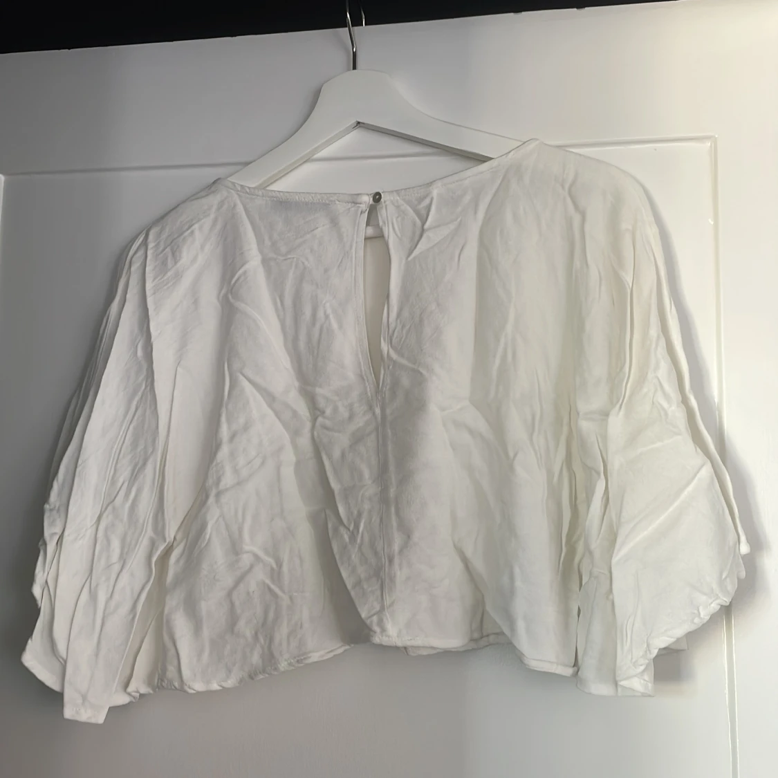 Vit blus med vida ärmar Pull&Bear - 2